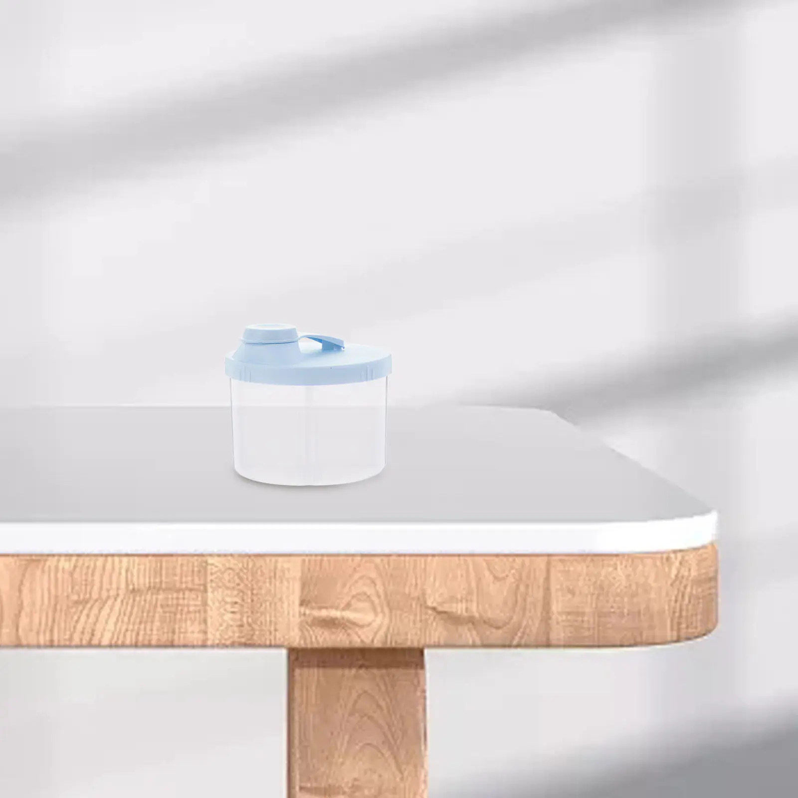 

2Pcs Reusable Portable Milk Powder Box Four Compartments Rotation Nospill Formula Dispenser for Travel Outdoor Picnic