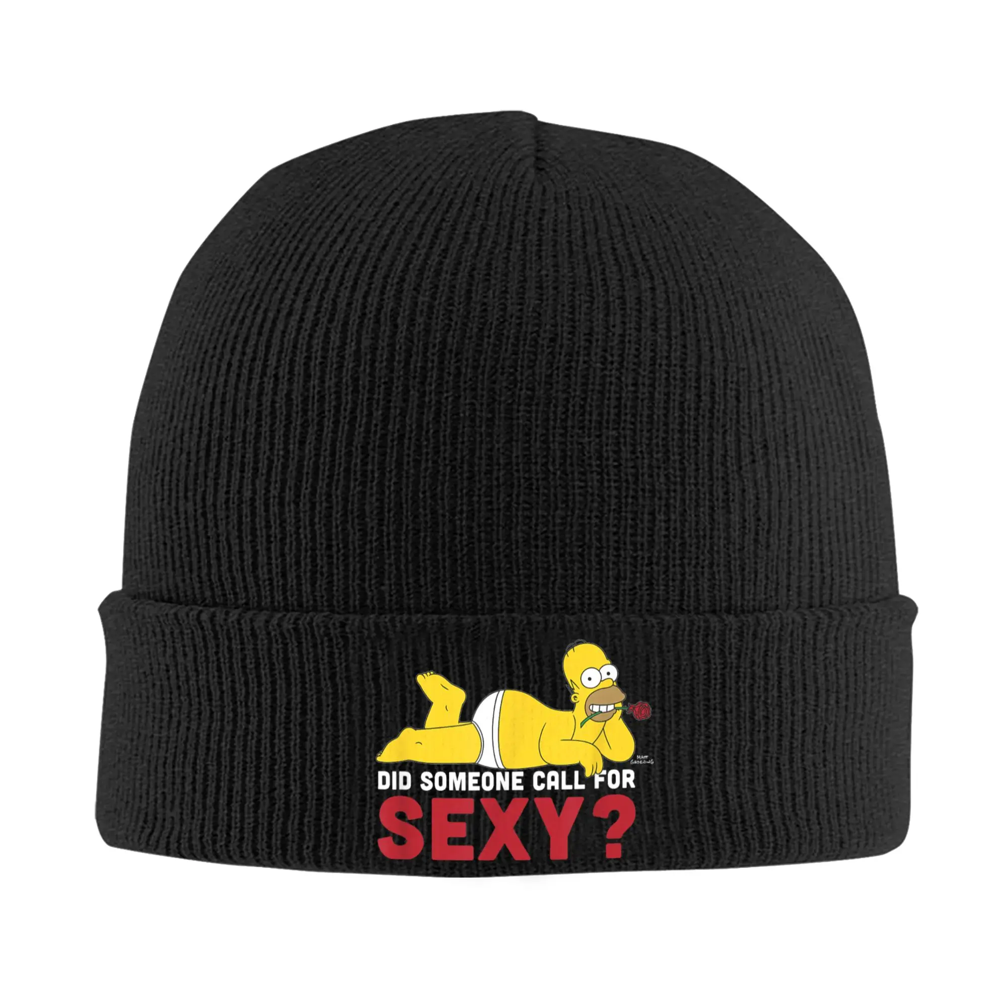 The S-simpson For Sexy Beanie Hats  Bonnet Hats Men Women Retro Hippie Skullies Beanies Autumn Winter Design Warm Soft Caps