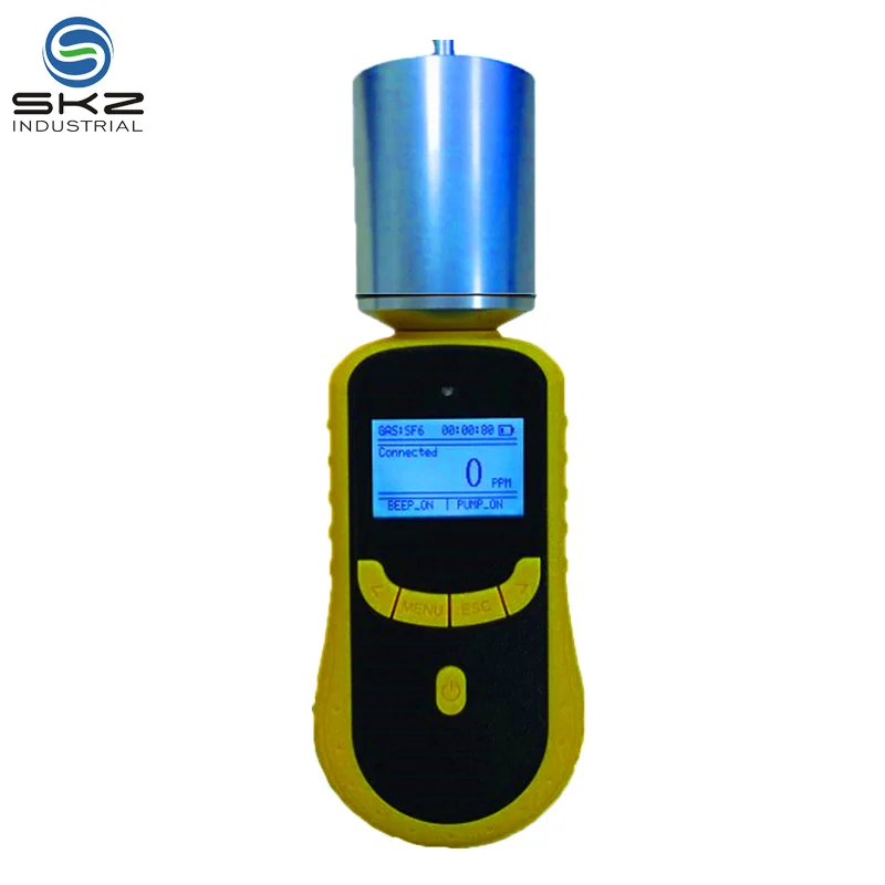 High Accuracy Transformer Plant Sulfur Hexafluoride SF6 Gas Leak Detector Gas Testing Machine Alarm 0-1000ppm