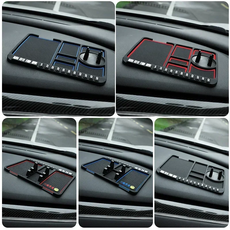 Multi-Functional Car Anti-Slip Mat Auto Phone Holder Non Slip Sticky Anti Slide Dash Phone Mount Silicone Dashboard Car Pad Mat
