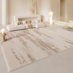 French Cream Style Waterproof Carpet Bedroom Fluffy Soft Thickened Sofa Carpets Living Room Decoration Large Area Rug 러그 kовер
