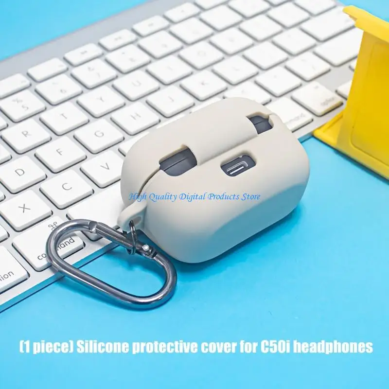 U2JE Earphone Skin Housing Case Dustproof Water Resistant Guarding Against Protective Cover Damage Prevention Sleeve for C50i