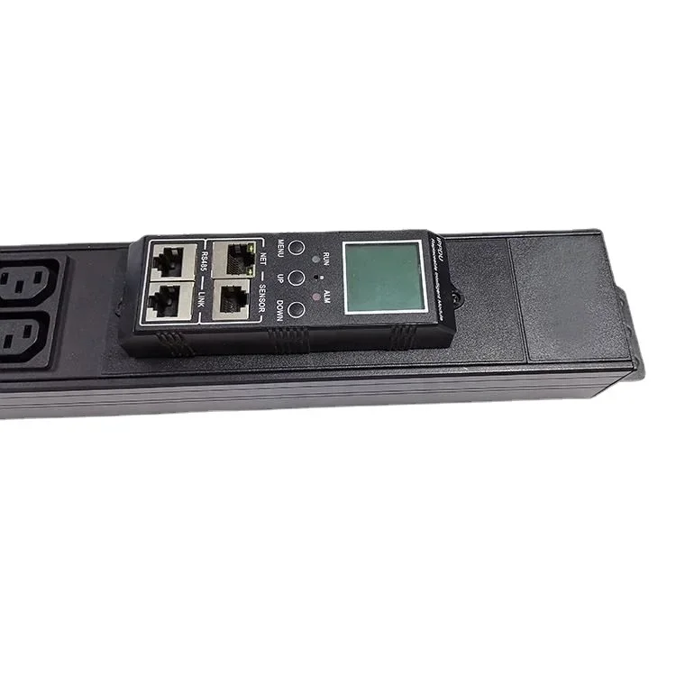 1U 12port Intelligent Power Distribution Unit Metered Rack PDU for KVM console switch