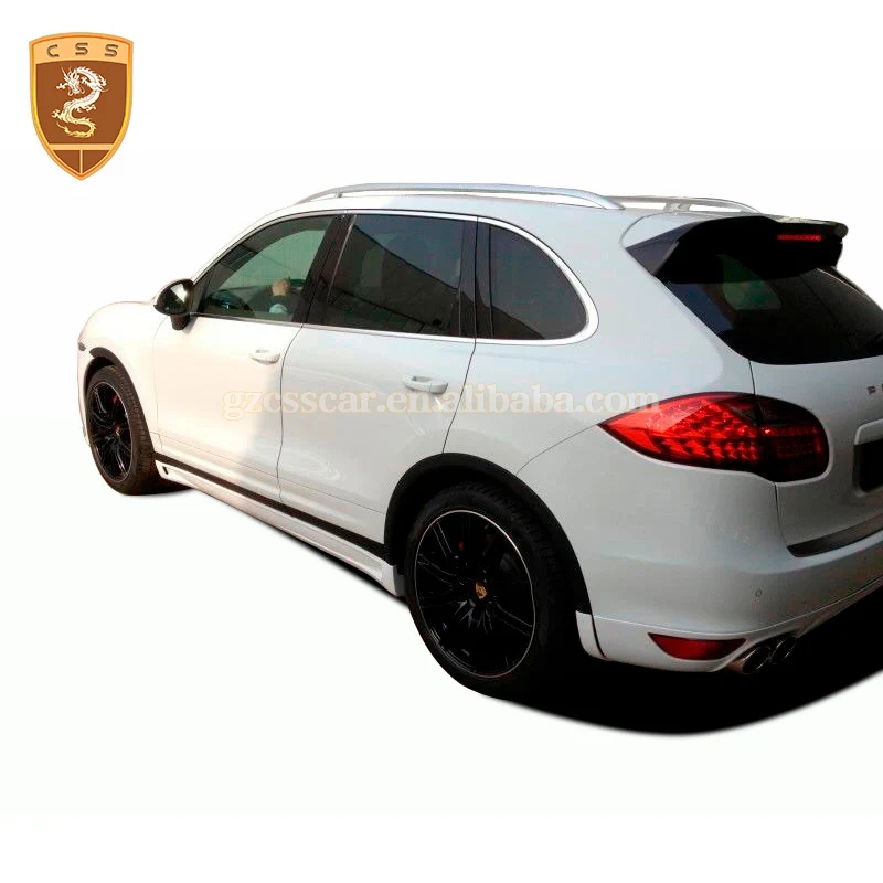 HM Style Body Kit For Porsche Cayenne 958 2011-2014 Year Front Bumper Lip Side Skirts Fender Wheel Eyebrows Bodykit