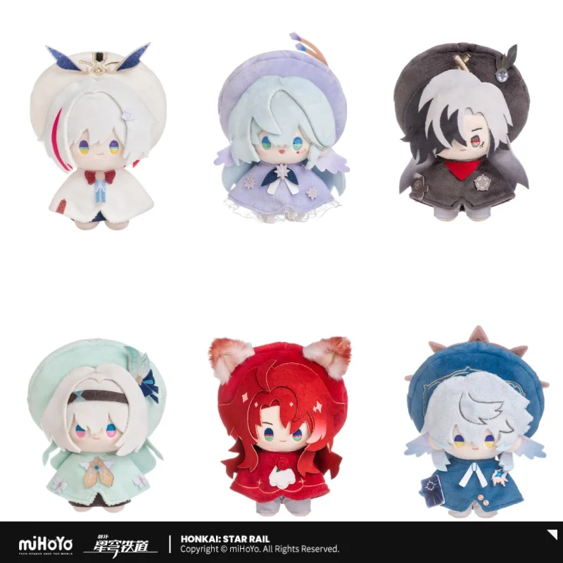 Mihoyo Honkai Star Rail Plüsch-Anhänger Saisonpuppen-Serie Firefly ‌   Weiche Stofftasche als Hängeornament für Anime-Sammler-Fans