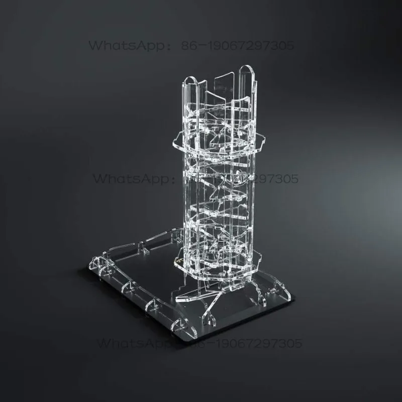 Xujun1105641611 Tornado High Transparent Crystal Dice Tower