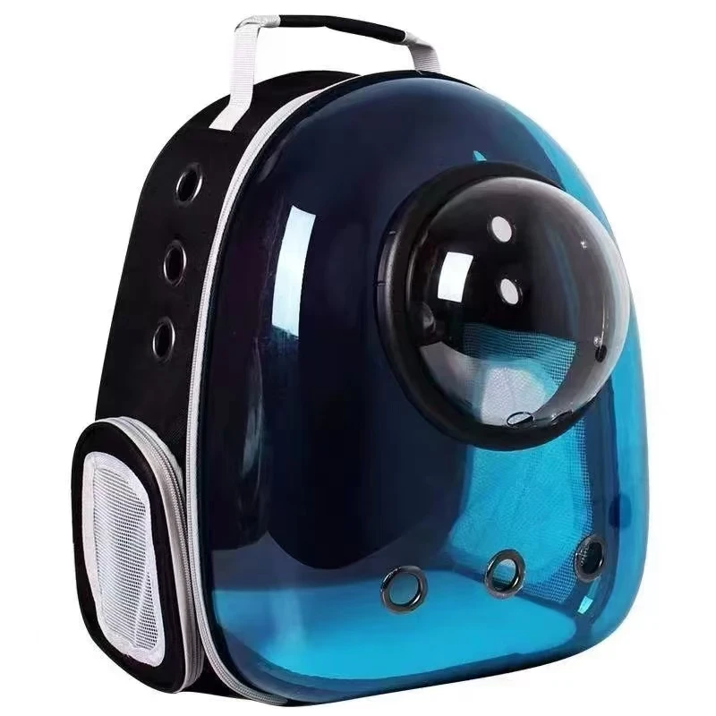 Portable transparent pet backpack