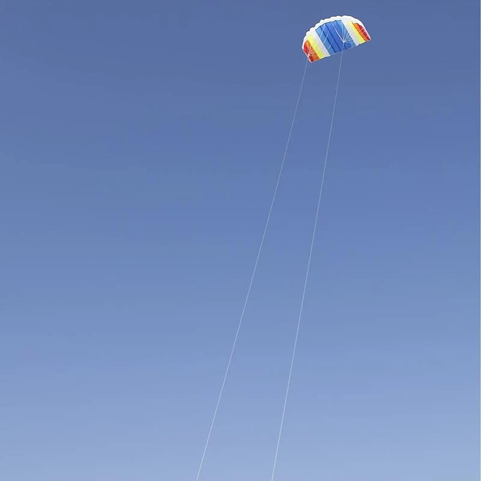 

Soft Parafoil Rainbow Stunt Kite Large Dual Line Power Kite for Outdoor Kitesurfing Adults Beach