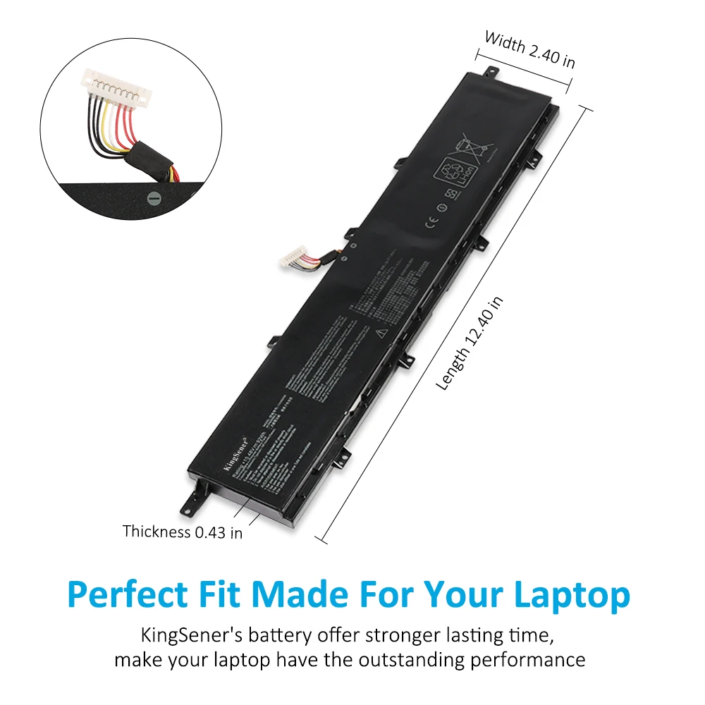KingSener C42N2008 بطارية الكمبيوتر المحمول ل ASUS ZenBook Pro Duo 15 OLED UX582 UX582LR سلسلة XS74T UX582LR-H2002TS H2003R LR-XS74T #4