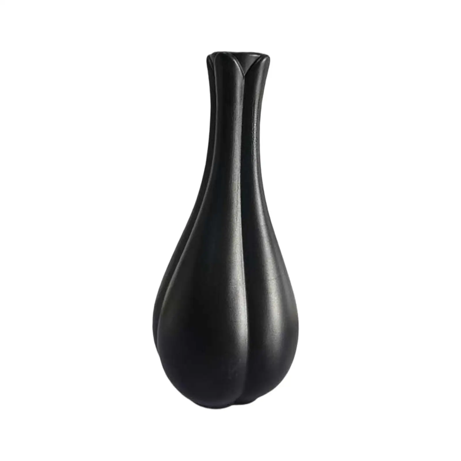 Flower Vase Home Decoration Contemporary Vase Polyethylene Accent for Bedroom Tabletop Centerpiece Stylish Interior