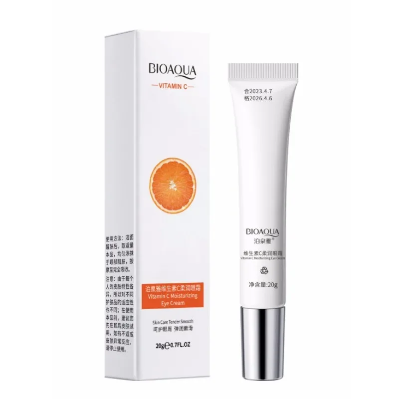 BIOAQUA Vitamin C Eye Creams Moisturizing Lighting Eyes Gel Anti Wrinkle Eye Cream Anti-Puffiness Dark Circle Anti-Aging