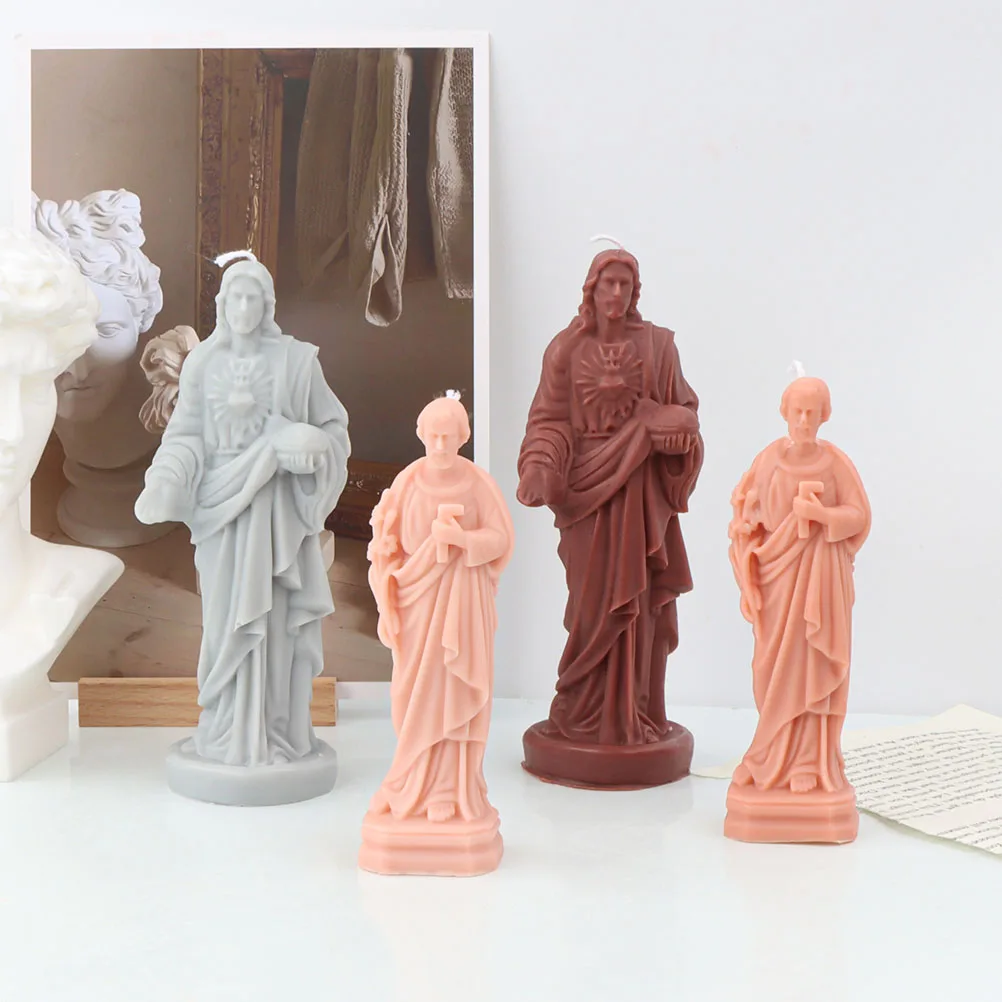 

Jesus Silicone Mold 3D Jesus Shaped Mold for Soap Making Resin Casting DIY Crafts Resin Molds Silicone