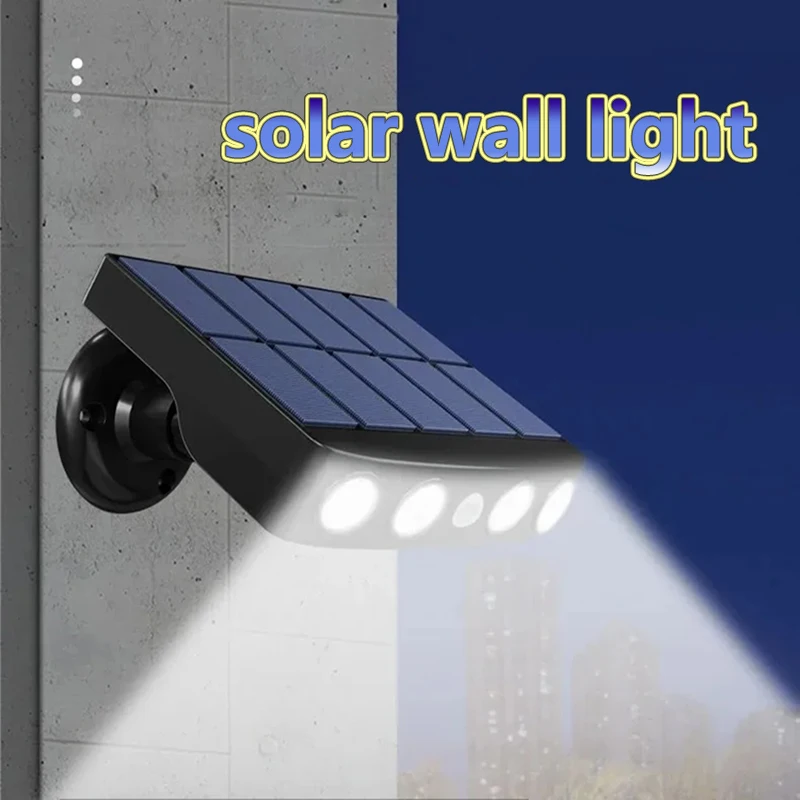 

New Solar Waterproof LED Powered Outdoor Home Courtyard Lawn Garden Wall Lamp Outdoor Lighting Induction Monitoring Street Lamp