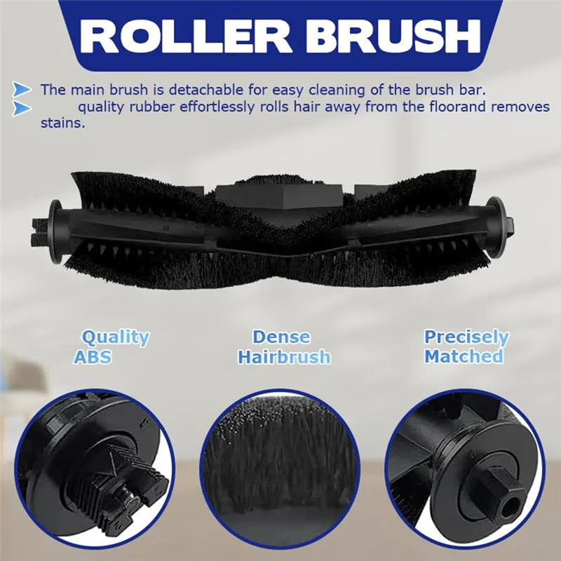 GYTB-Robot Vacuums Replacement Spare Parts Main Brush Side Brush Robot Vacuums Accessories