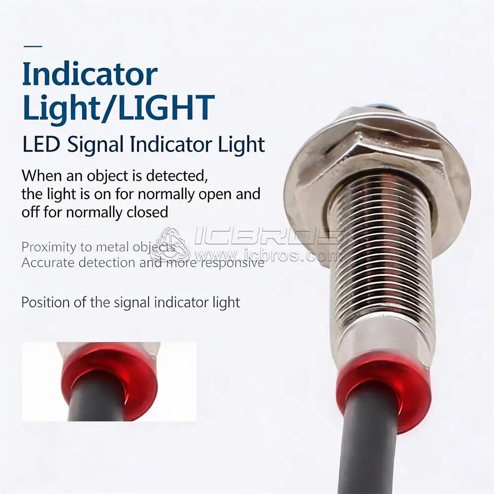 Hall Sensor NJK-5001A Three Wire PNP Normally Open Magnet Supply