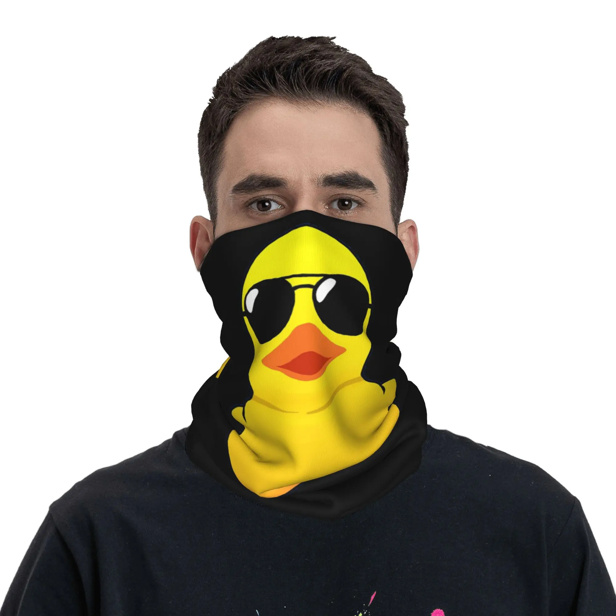 Cool Rubber Duck Bandana Neck Cover Printed Mask Scarf Multi-use Headwear Riding Unisex Adult All Season