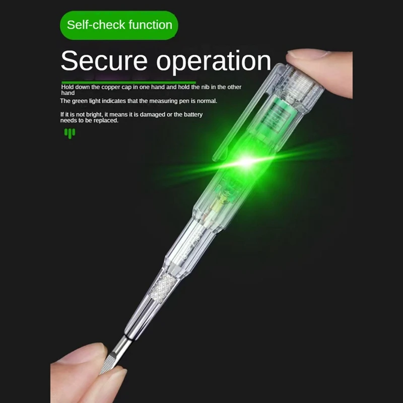 1 Pieces Multifunction Electric Pen High Brightness Double Lamp Electric Pen Measure Electrician Induction Stylus