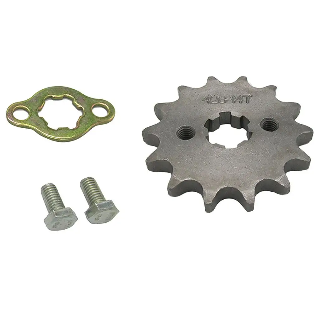 14T 428 Front Chain Sprocket Cog for 50/70/90/110/125 Motorcycle ATV - view 4
