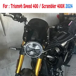 Windscreen For Triumph Speed 400 Speed400 Scrambler 400 X 400X Scrambler400X Motorcycle Wind Deflectors Windshield Viser Visor