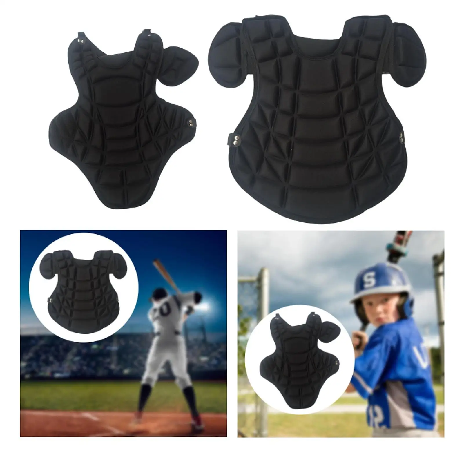 Protector de pecho Catcher Kickboxing Muay Thai Protector de pecho deportivo Softball