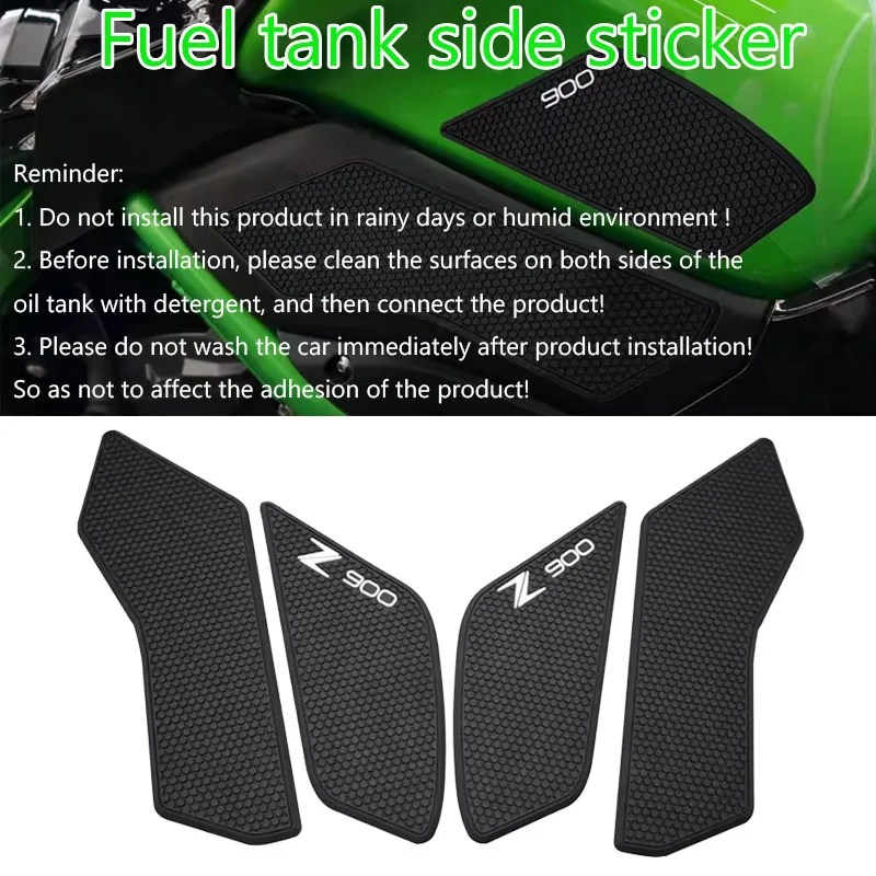 

Для Z900 Z 900 Z900SE 2017-2021 2022 2023 2024 Мотоцикл Z900 Защитная наклейка на бак Наклейка Газовая наколенница