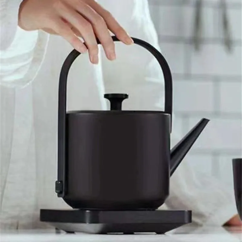 غلاية كهربائية من الفولاذ المقاوم للصدأ، إبريق شاي منزلي أوتوماتيكي، غلاية سريعة بطبقة مزدوجة #4