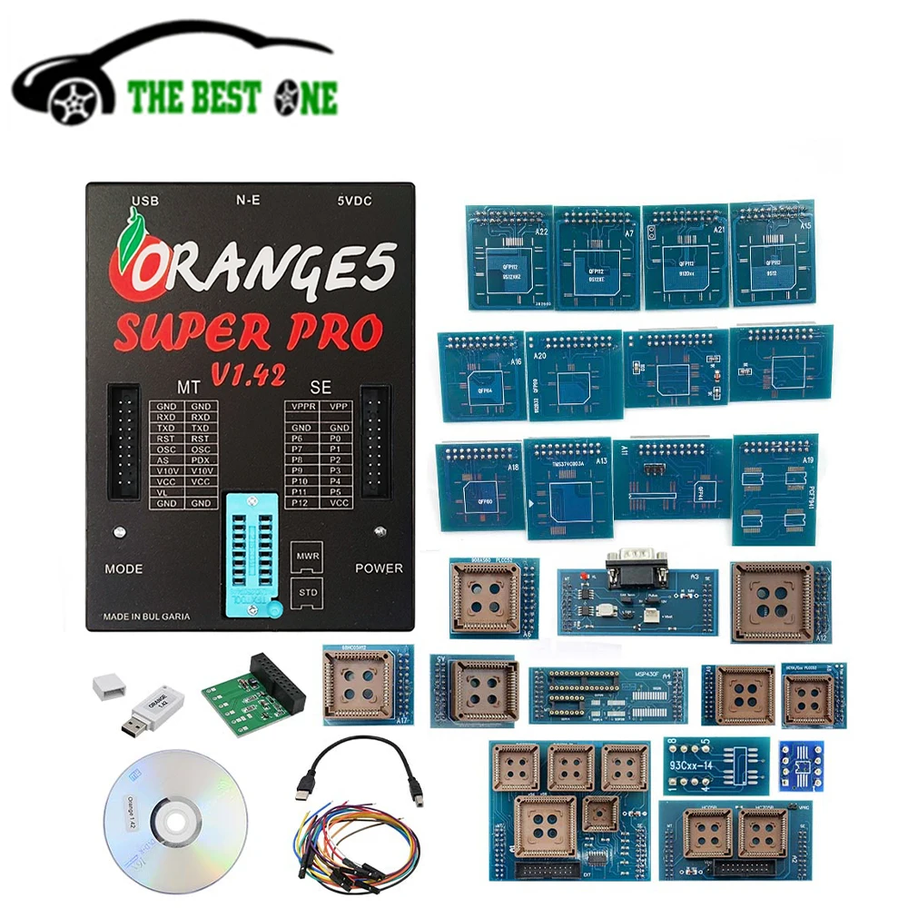 Super PRO Orange 5 с ключом 1,42 Orange5 Программатор V1.38 Устройство программирования ЭБУ Активируйте полную авторизации Быстрая доставка