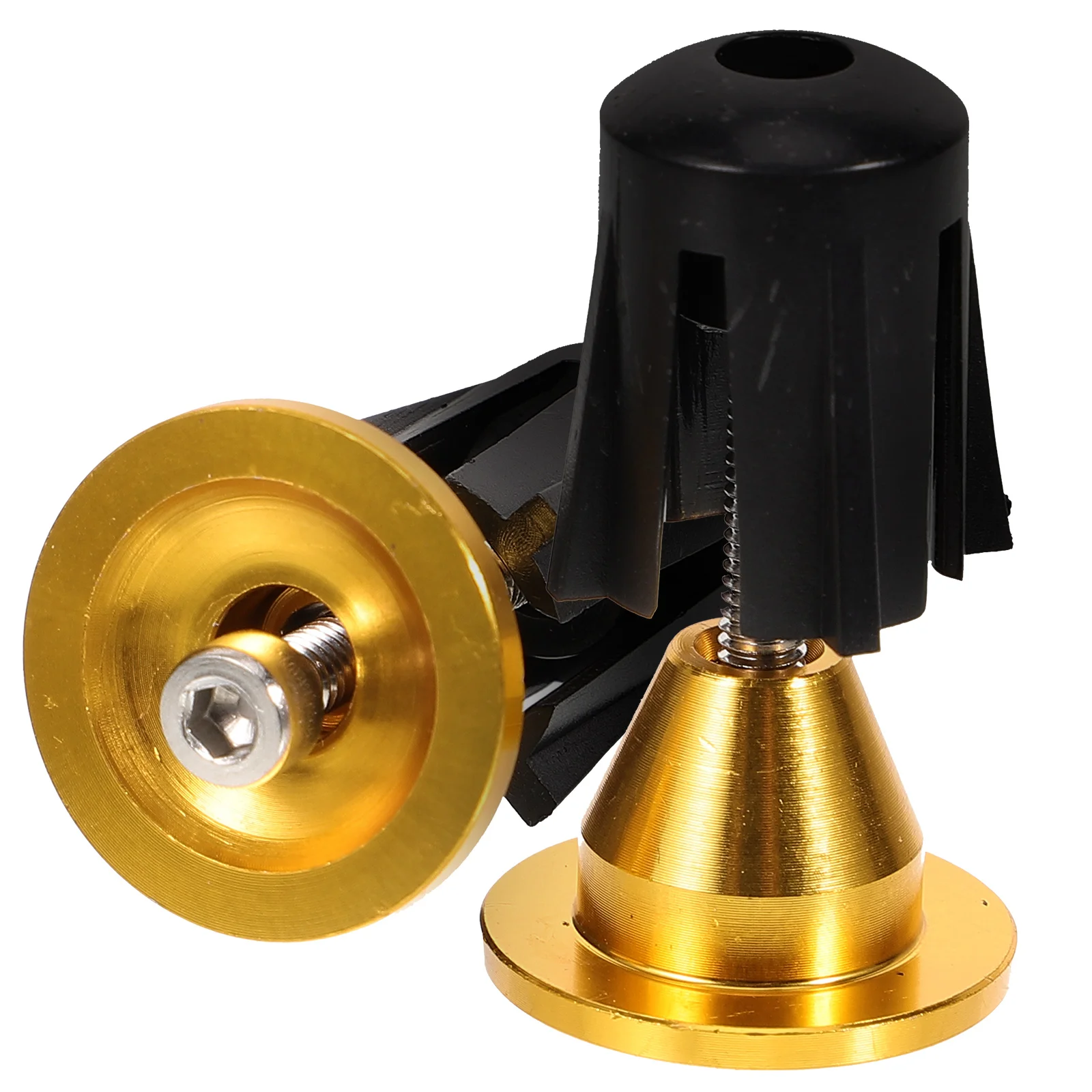 

1 Pair Aluminum Alloy Bike Handle End Plugs Lightweight Replacement Bar End Caps For Road Mountain Bikes Cycling Accessories