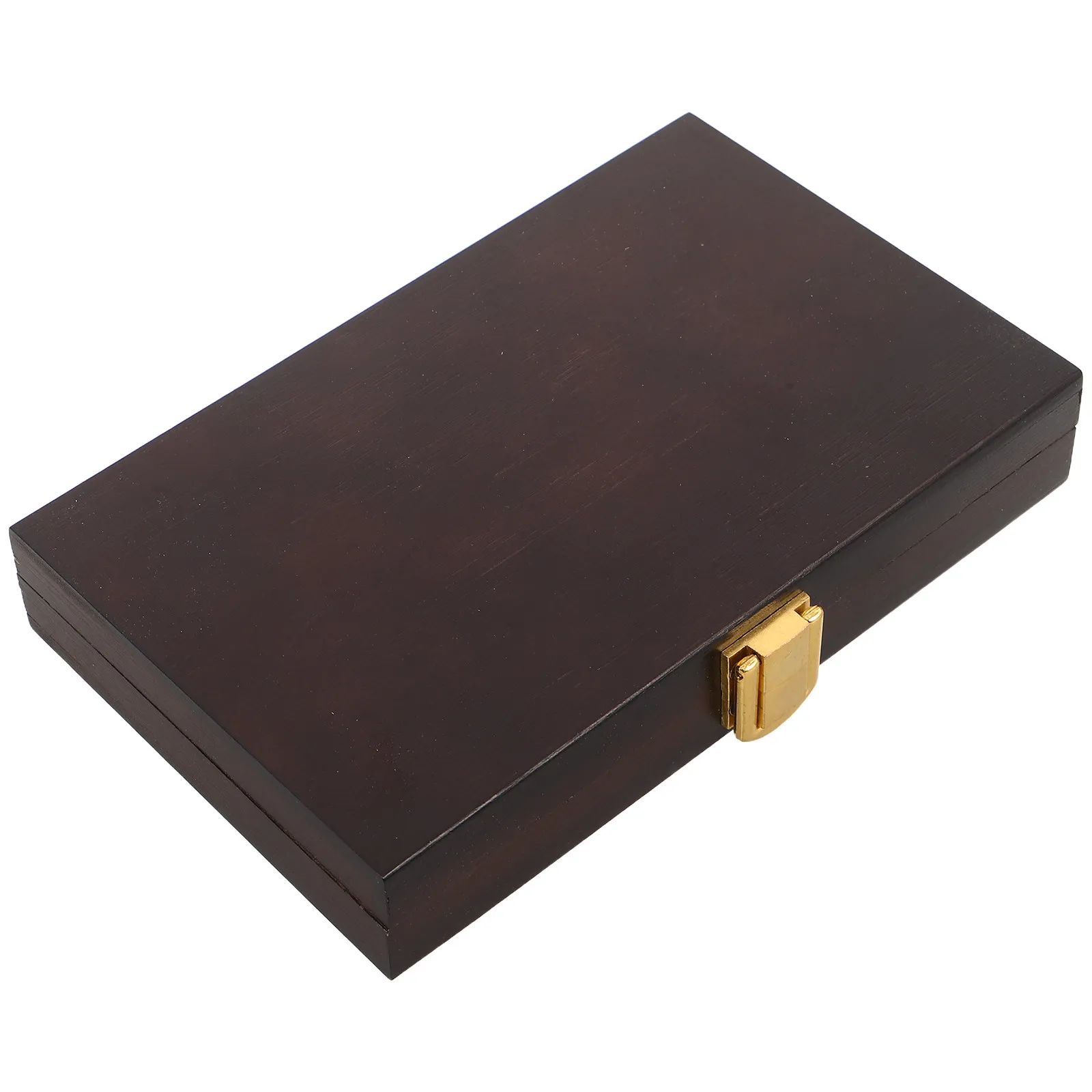Wooden Watercolor Palette Box Portable Black Walnut 36 Wells Empty Paint Palette Compact Travel Paint Organizer for Artists