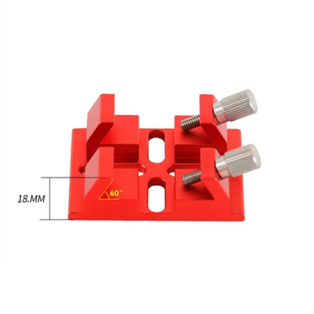اتسعت المعادن تتوافق المشبك جبل عبر دليل نطاق قاعدة مسطحة للتلسكوب