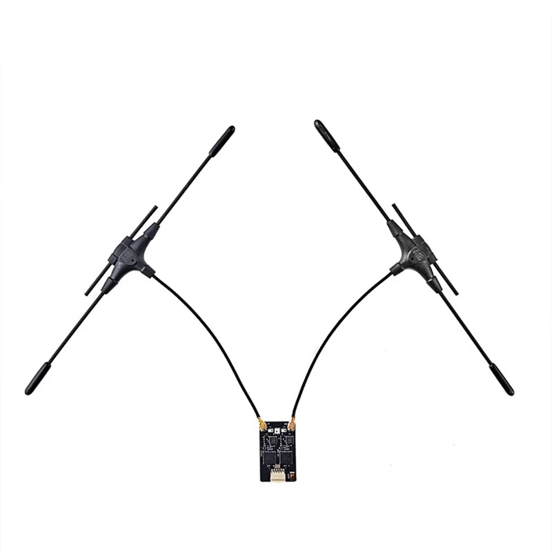 【Sleek Design】Gemini 2.4G/915Mhz Dual ELRS Diversity 100Mw Receiver -1 Connector For FPV RC Long Range Drone Quadcopter