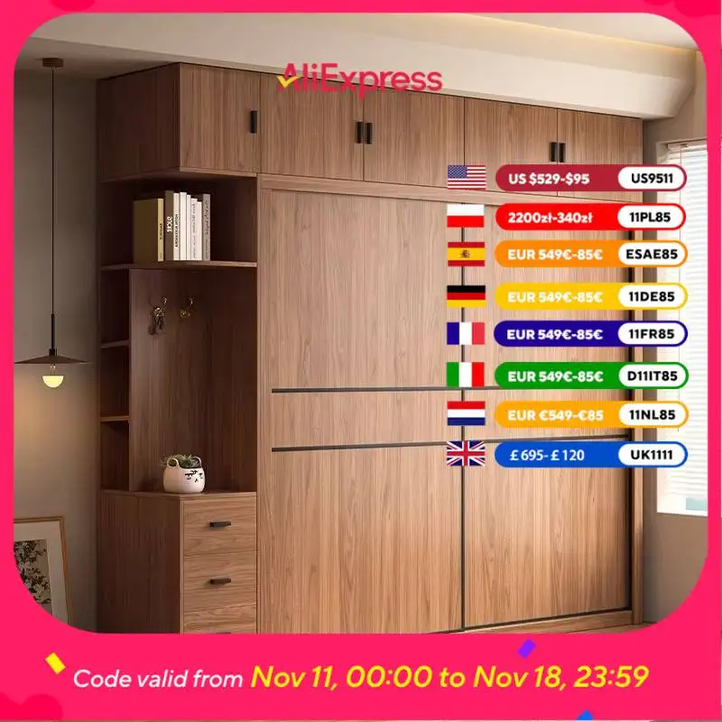 

Large Organizer Bedroom Wardrobes Modular Modern Space Saving Organizer Closet Clothes Storage Armarios De Ropa Furniture Home