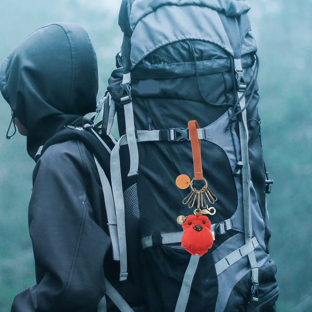 

2Pcs Stylish Bear Keychain Bag Charms for Boys Girls Car Keys Backpacks Unique Korean Design Eyecatching Accessory