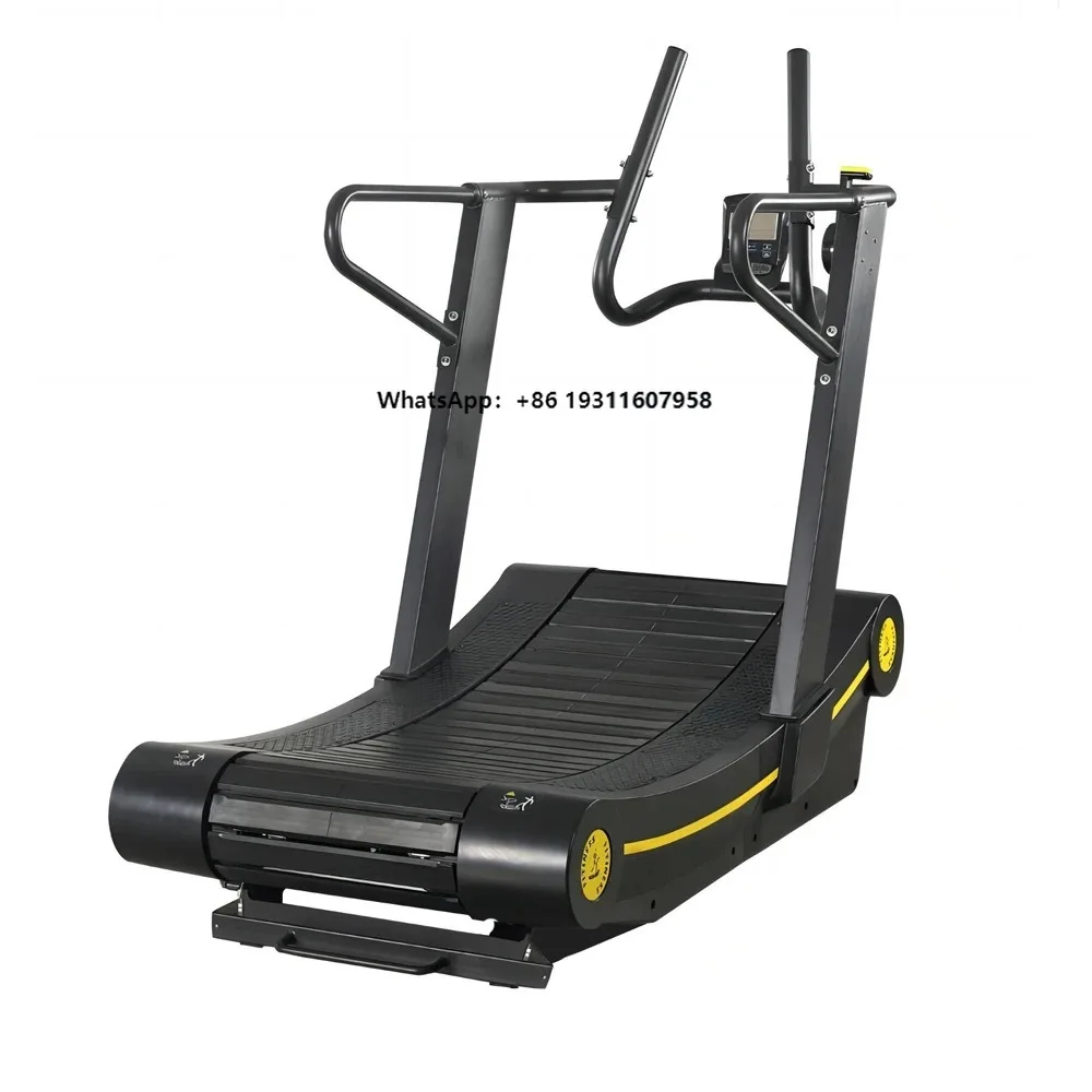 

Factory Direct Sales High Quality Unpowered Curved Mechanical Commercial Fitness Equipment Manual Nylon Running Belt Treadmill