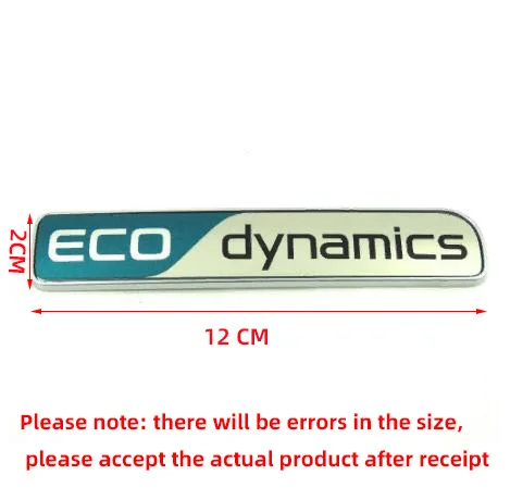 1PCS OEM Rear Trunk Logo ECO dynamics Emblem For Sportage : QL FOR All New SOUL SELTOS Sorento OPTIMA K5 Environmental label