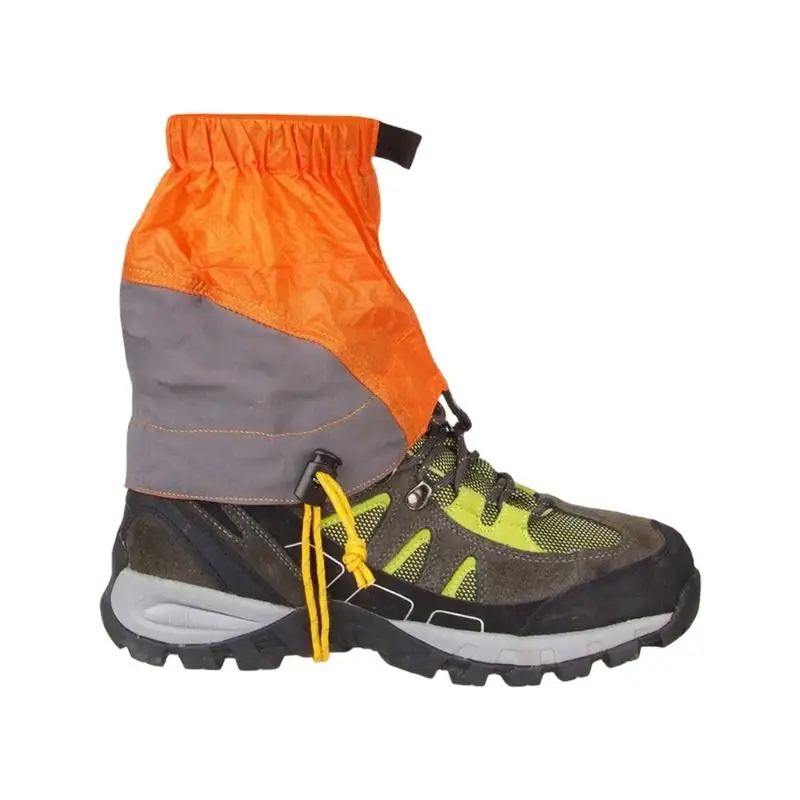 652F Durability Shoe Cover for Outdoor Activity Waterproof Sand Resistant Light weight Ripstop Nylons Regulable Hiking