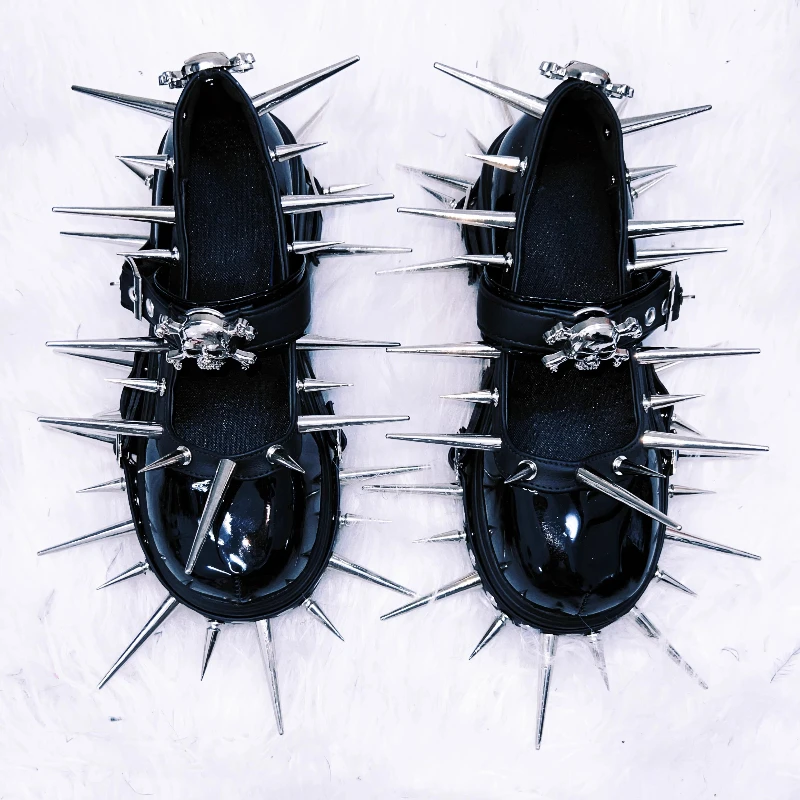 Original Design Punk Dark Female Vest 2025 Autumn New Gothic Heavy Metal Rock Stage Performance Outfit Short Skirt Set Ladies