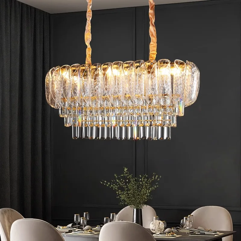 Round gold crystal modern ceiling chandelier for living room, bedroom, dining room home lighting decoration, customisable