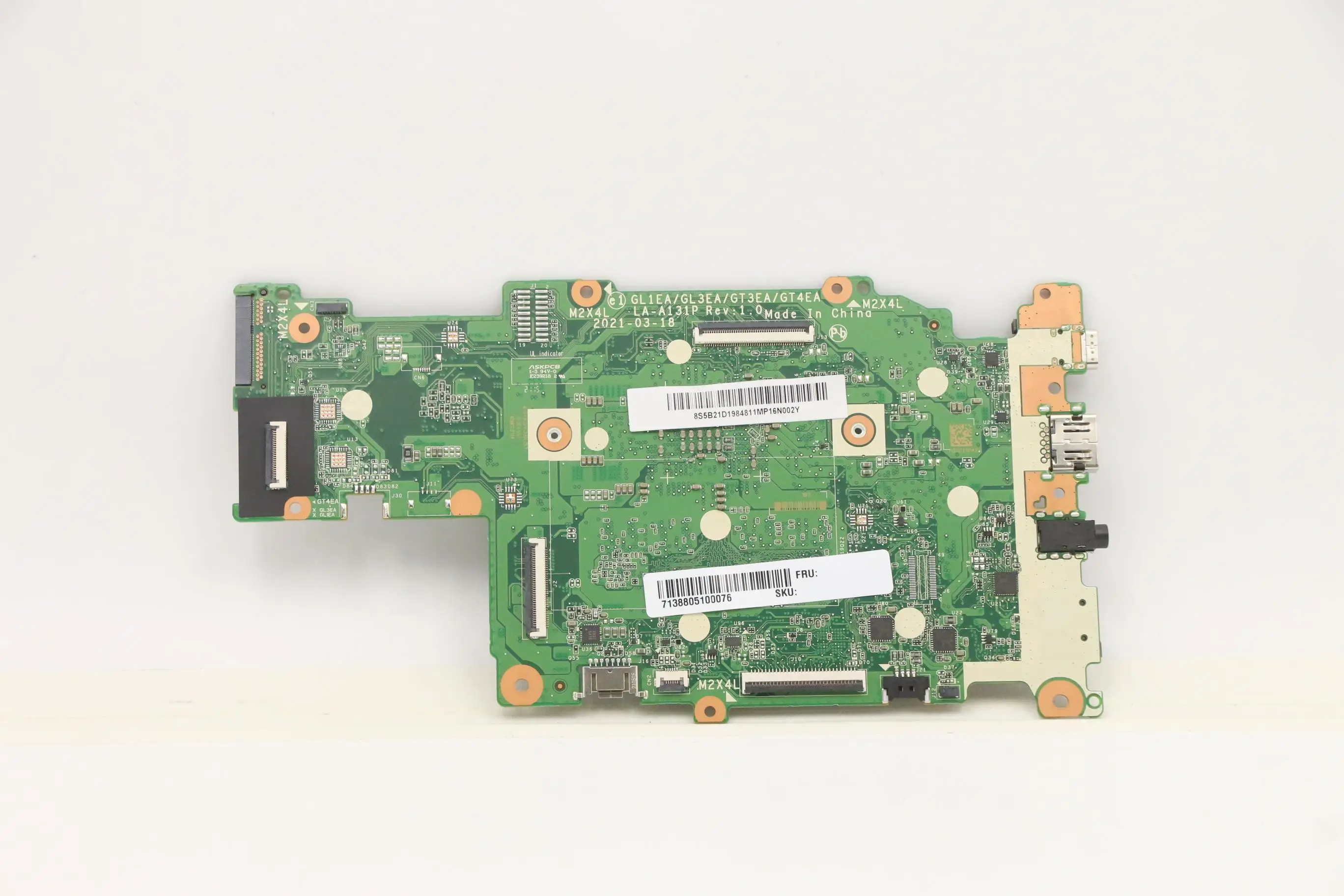 Imagem -02 - Placa-mãe para Lenovo Chromebook Gen 5b21d19848 4gb Ram Armazenamento 32gb Processador Amd 3015ce 100 Testado