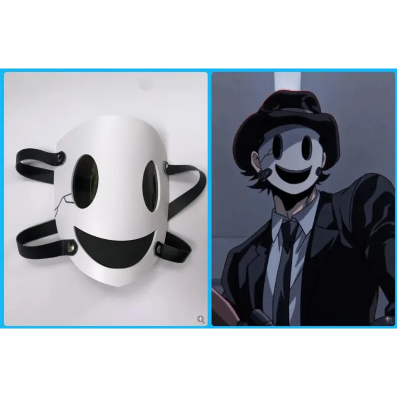 2025 이이이 2종 텐쿠우 신판 하이라이즈 인베이션 PVC 마스크 코스프레 스나이퍼 마스크 일본 사무라이 의상 소품 테러 할로윈