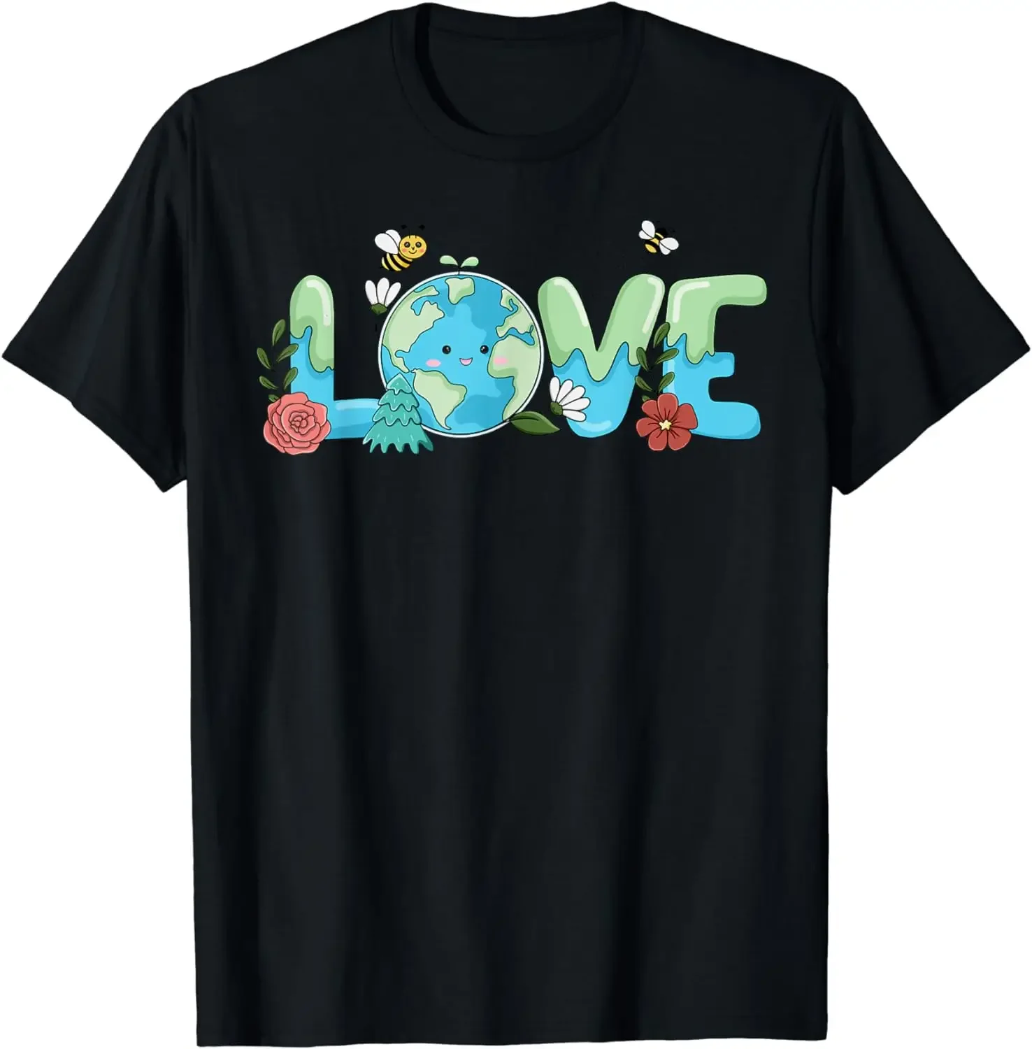 Lovers Gift Earth Day Shirt Teacher Environment Day Recycle Earth Day T-Shirt Men Clothing Printed Streetwear Graphic TShirts