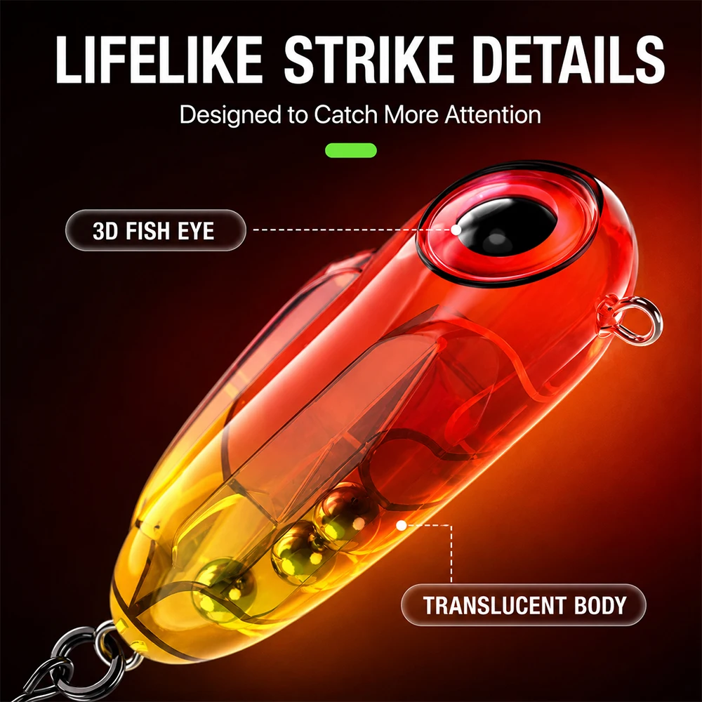 ZUKIBO Topwater Pencil Lure Auto Walking Dog Micro Fishing Bait Floating Long Cast Bass Perch Predator Single Hook Multi Style – Detail 10
