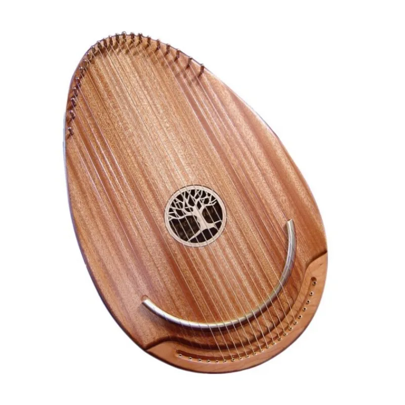Lyre Beauty Small Harp Mahogany 22 String Adult, Plucked Acoustic Therapy Instrument