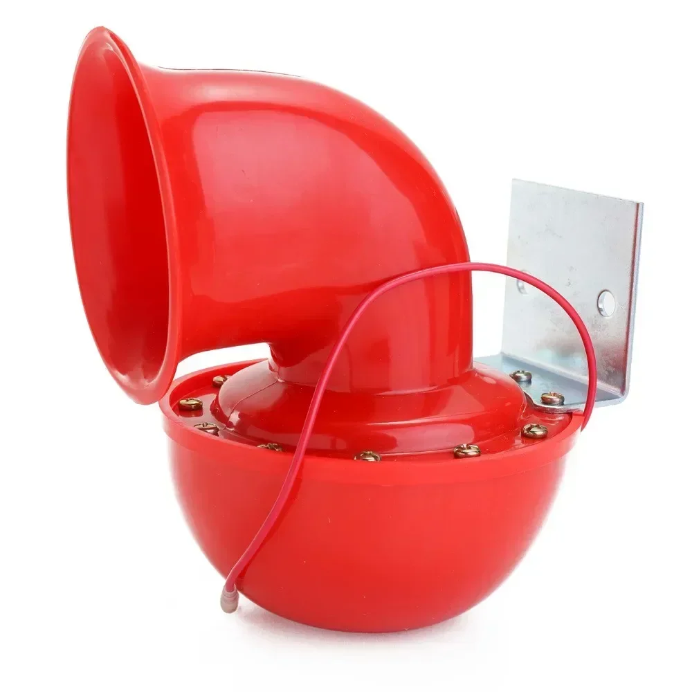 Suitable for cars, motorcycles, trucks, boats, super loud 200dB 12V red electric horn air horn