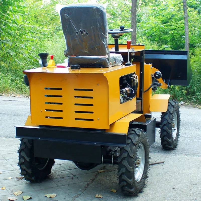 Multifunctional Mini Loader with Hydraulic Arm for Warehouse Cleaning Farm Transport Soil Handling