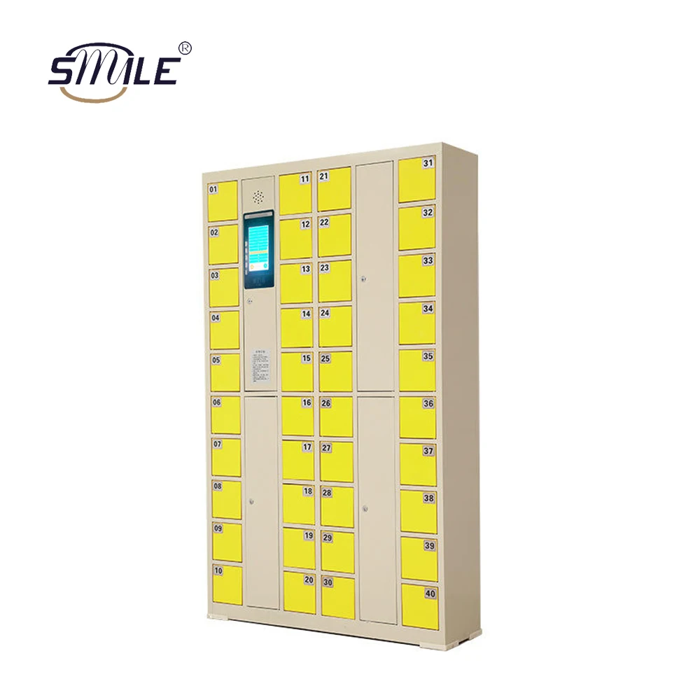 Waterproof intelligent parcel storage cabinet with password