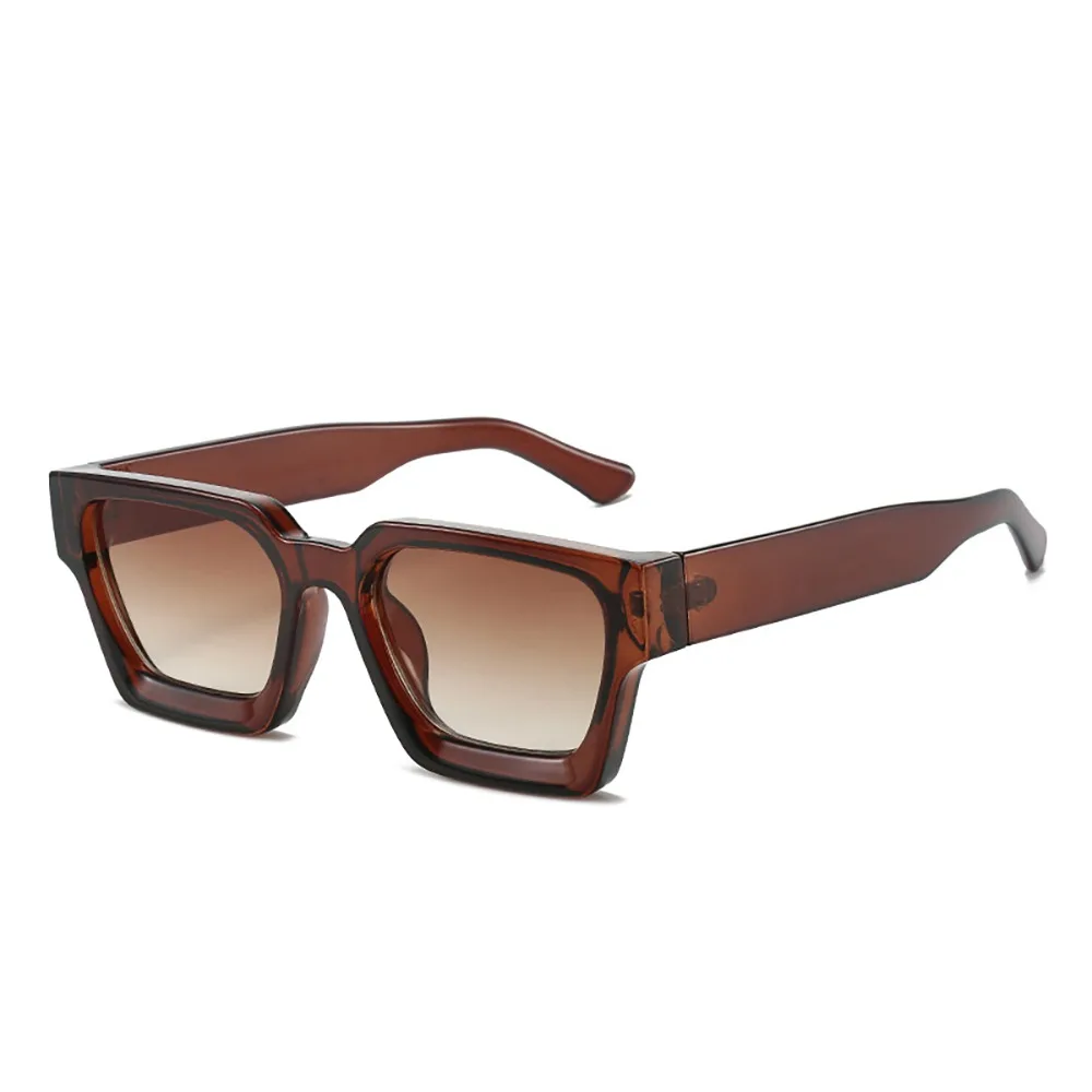 

Multicolor Large Square Frame Sun Glasses Lightweight Vintage Leopard Print Sunglasses Fashion Punk Men UV400 Eyewear Travel
