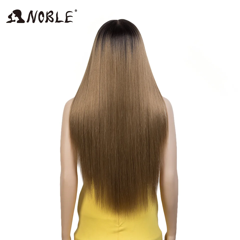 نوبل الاصطناعية الدانتيل شعر مستعار أمامي 30 بوصة 13x7 مستقيم كامل الدانتيل شعر مستعار أمامي الدانتيل جزء شعر مستعار تسليط الضوء على العسل البني الباروكات للنساء شعر مستعار