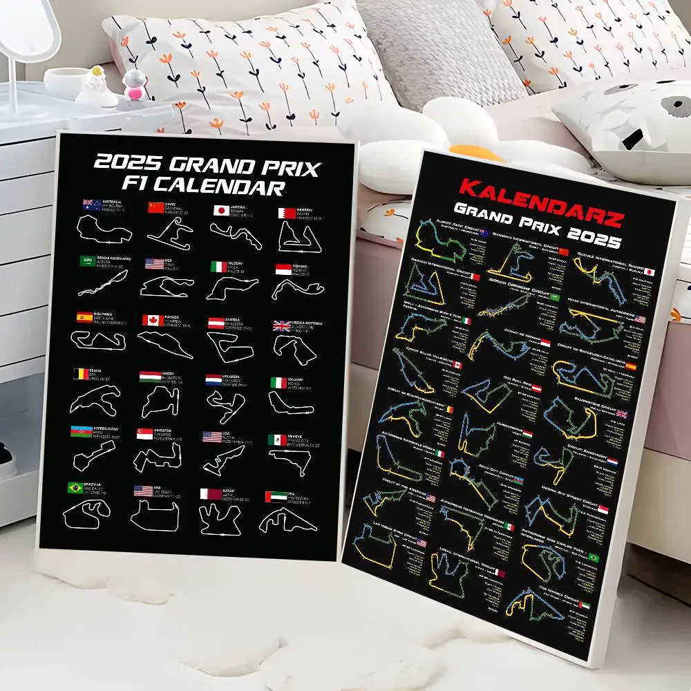 2025 F-F1 سباق M-خريطة الملصقات خمر لزجة الرجعية كرافت ورقة ملصق DIY بها بنفسك غرفة بار مقهى Kawaii غرفة ديكور