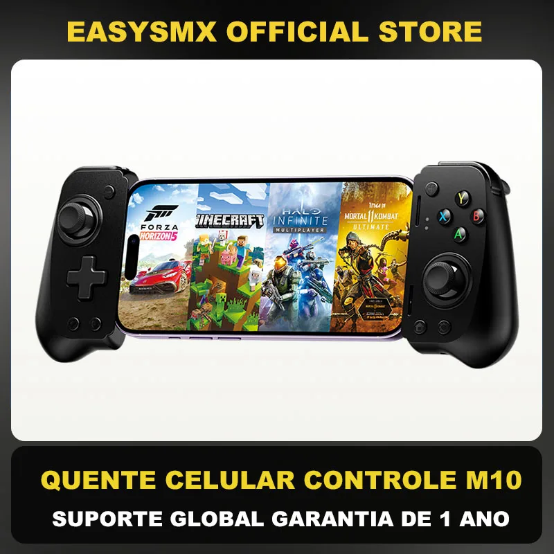 

EasySMX M10 Type C мобильный телефон контроллер для телефонов Android, Xbox Game Pass, xCloud, iPhone 15 Series Cloud Gaming, эффект зала